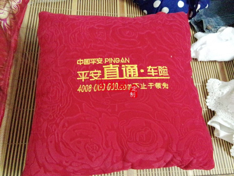 新能源汽車(chē)抱枕被定制案例