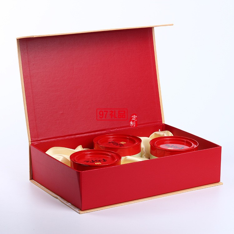寧夏華盛龍環(huán)?？萍及咐?三罐500g裝 枸杞禮品盒套裝定制 