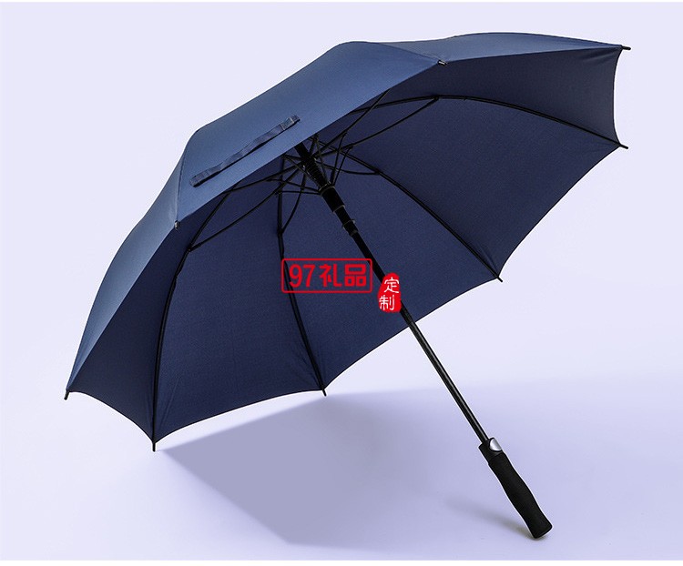 超大高爾夫傘高端復(fù)古實(shí)木長柄雨傘自動(dòng)晴雨傘直桿禮品廣告?zhèn)闩l(fā)