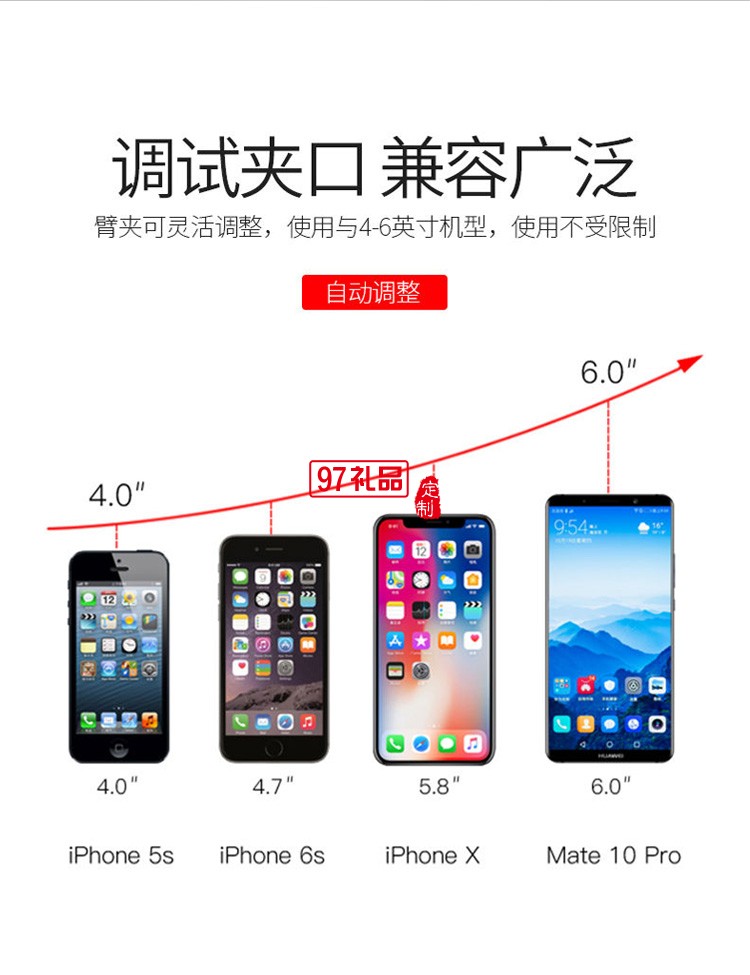  創(chuàng)意車載手機支架汽車導航車上支撐出風口