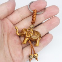 立體大象鑰匙扣掛件樹(shù)脂掛件鑰匙扣