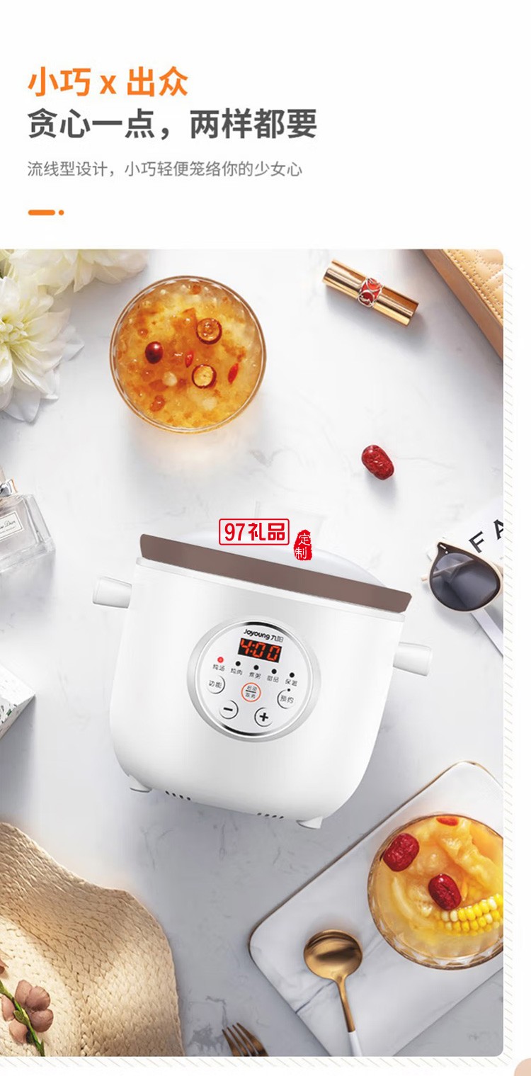 九陽電燉鍋?zhàn)仙板伇?.5升多功能DGD1505AM定制公司廣告禮品