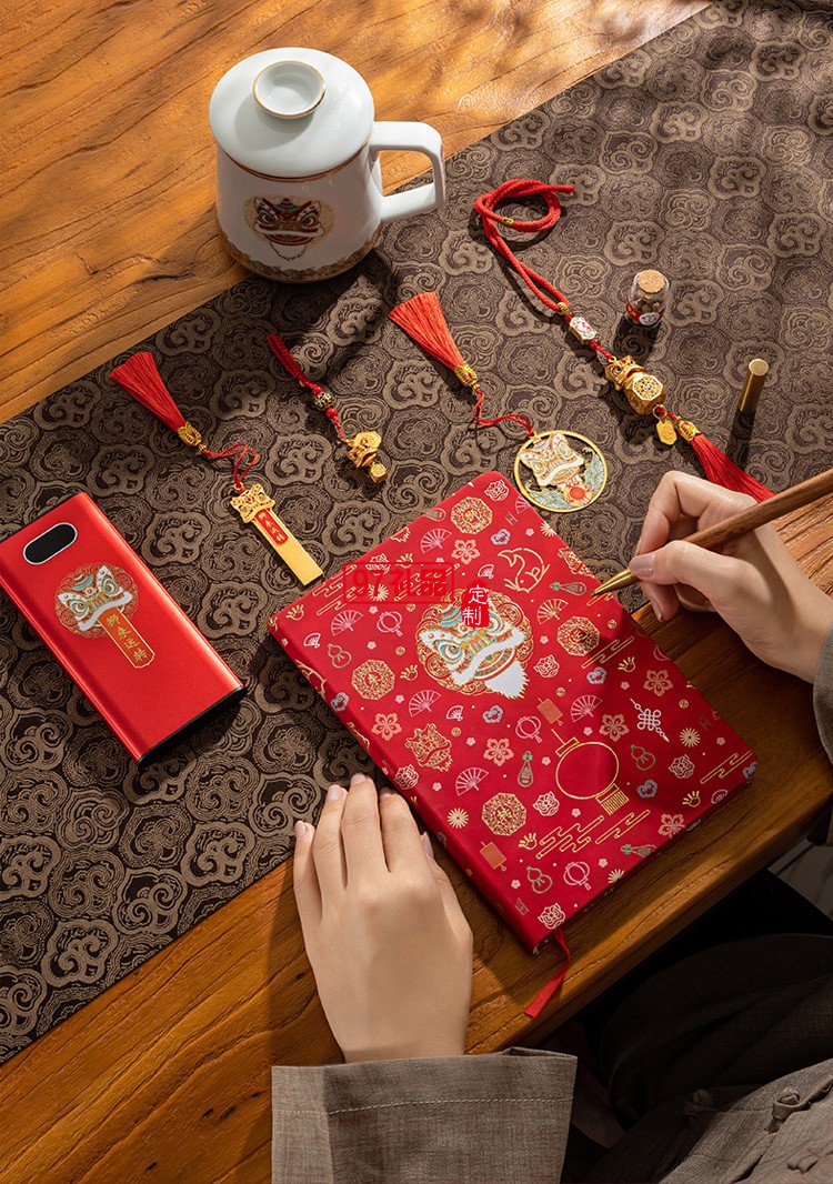 醒獅創(chuàng)意商務(wù)禮品套裝中國風(fēng)實(shí)用公司年會活動紀(jì)念伴手國潮禮物