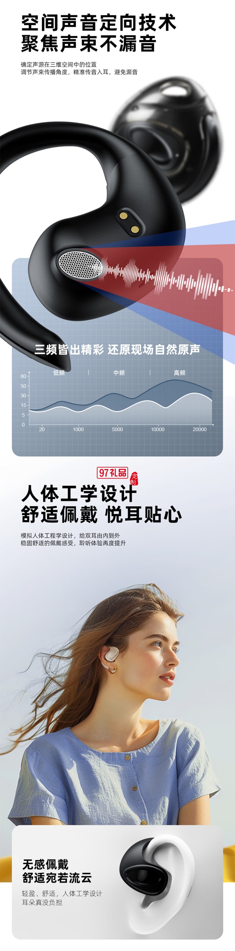 聯(lián)想thinkplus開放式藍牙耳機 X15PRO II