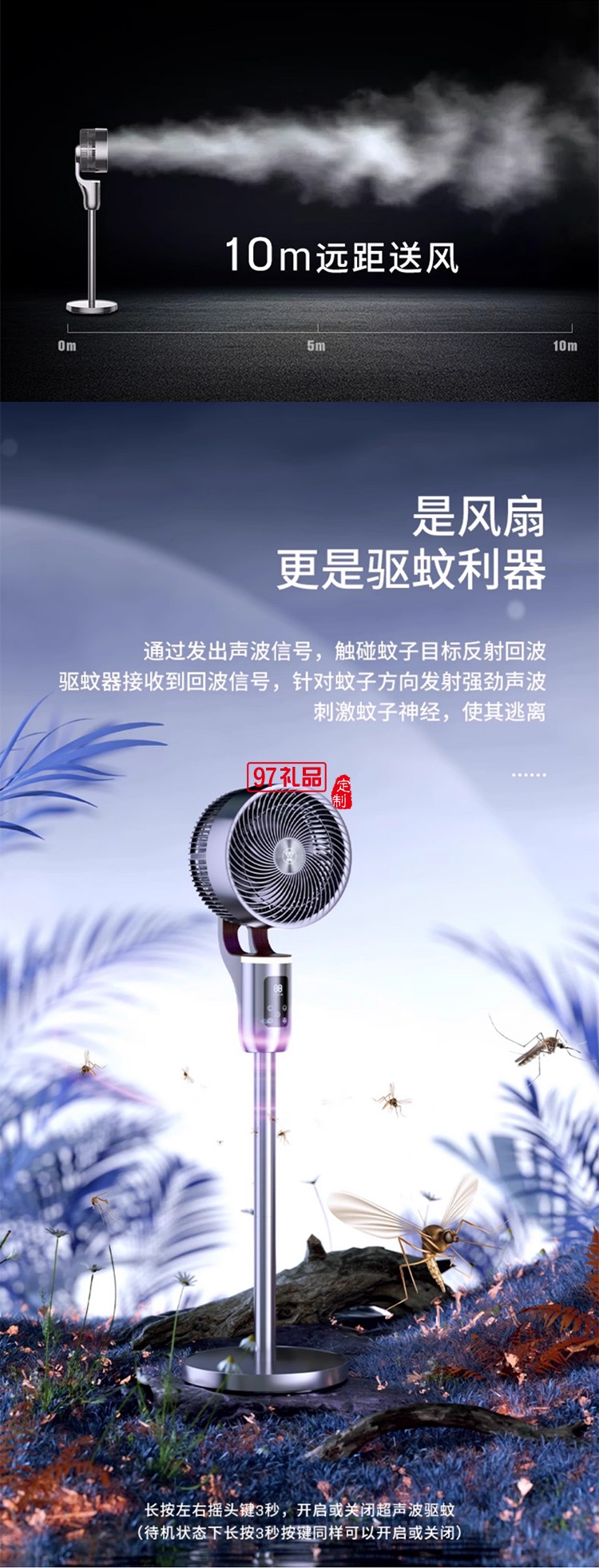 西屋空氣循環(huán)扇電風扇2025新款超音靜家用大風力風扇落地扇式臥室