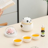 月滿桂香時，把團(tuán)圓揉進(jìn)晚風(fēng)里，熊貓茶具套組